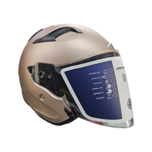 Astone Matt Rose Gold PSB approved Motorcycle Helmet
